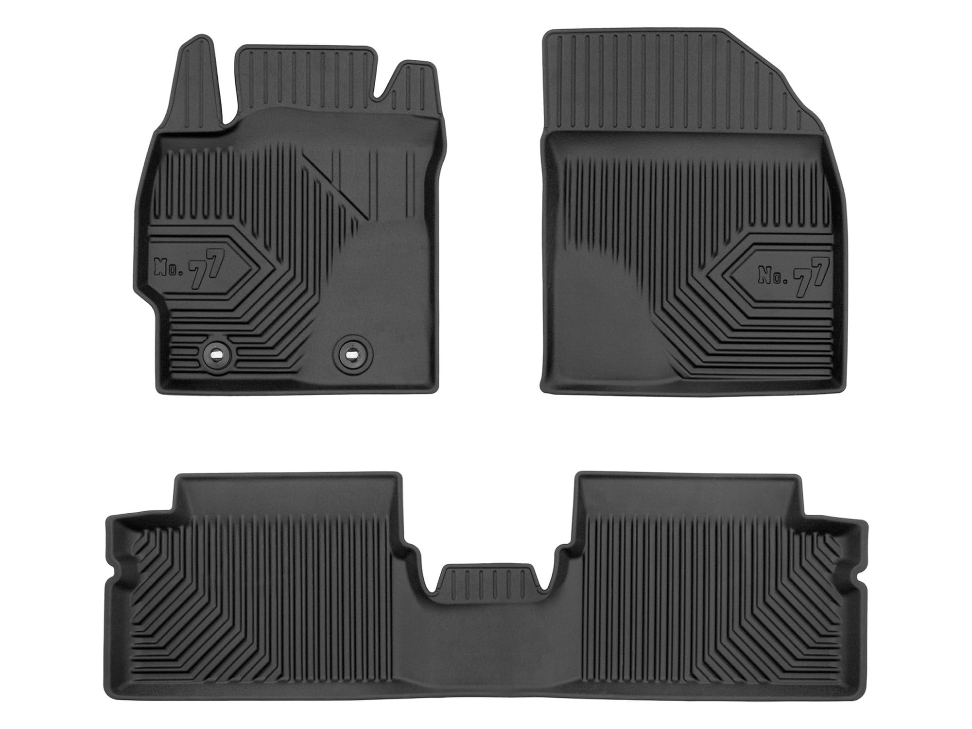 Dywaniki 3D TPE kompatybilne z Toyota Corolla X (2006-2013), komplet, NO77