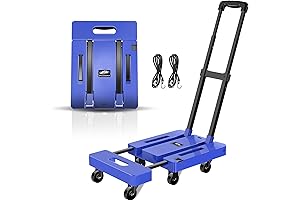 SPACEKEEPER Folding Hand Truck, 500 lb personal transport companion