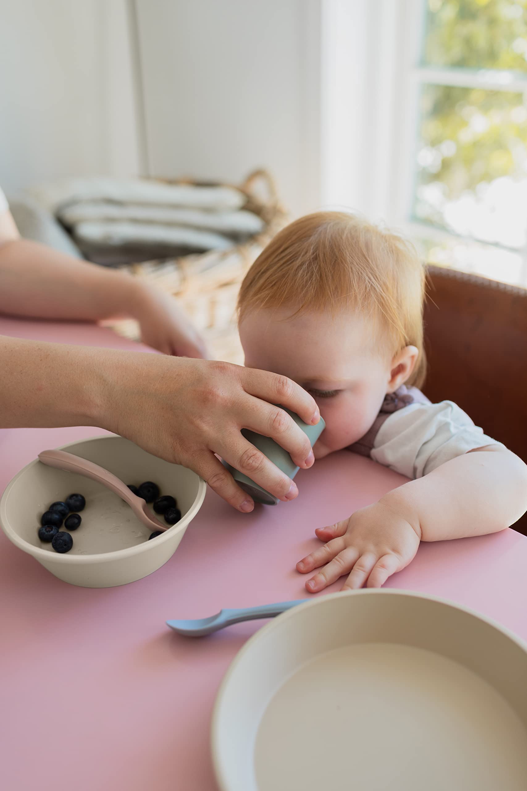 Set Cena BIBS Per Bambini – Piatto, Ciotola Con Coperchio, Design Danese, Blush/woodchuck, Lavabile In Lavastoviglie, Adatto A Microonde E Freezer - 3
