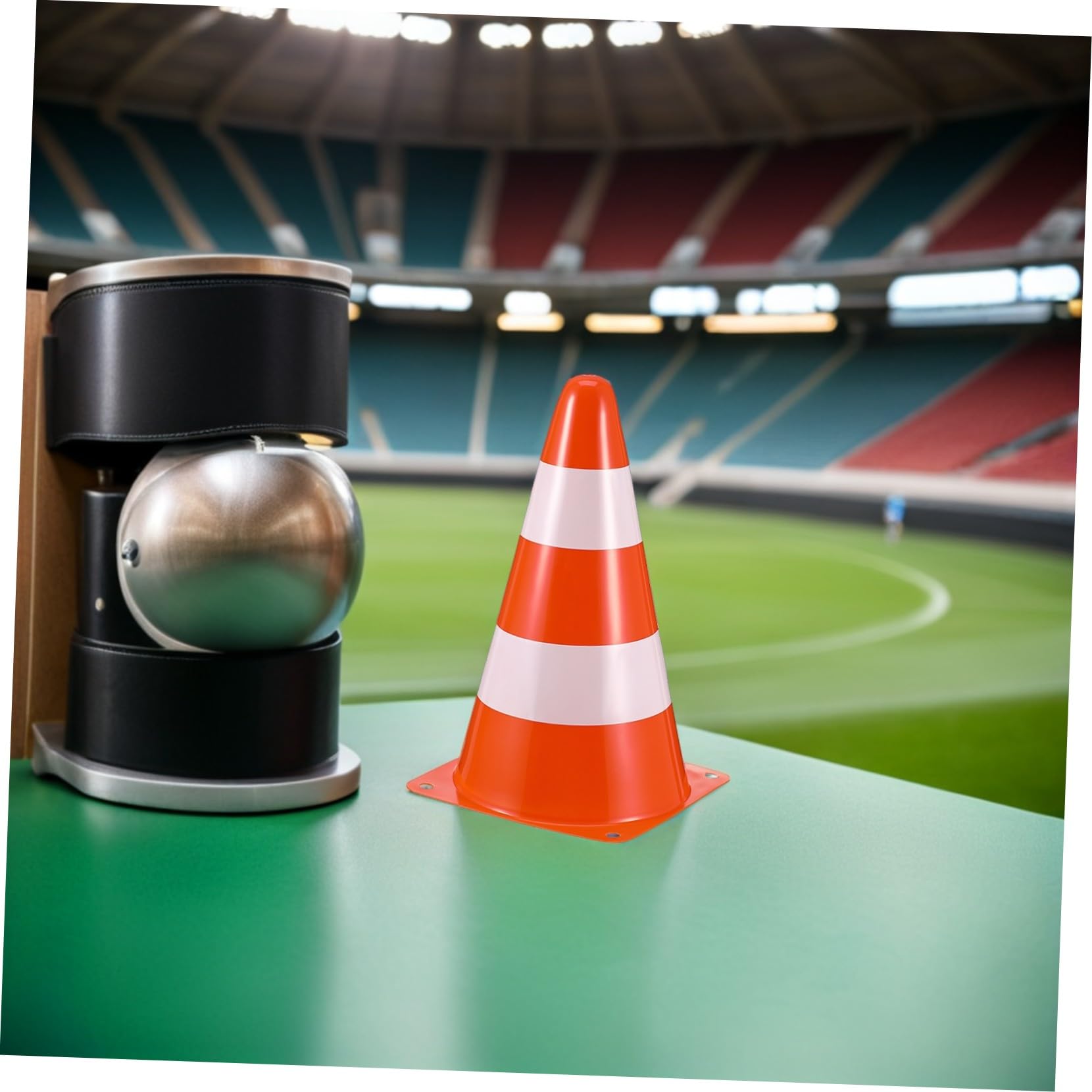 ibasenice 10 Piezas De Equipo De Entrenamiento De Bloqueo De Carreteras Conos De Fútbol Conos De Entrenamiento De Fútbol Deportivo