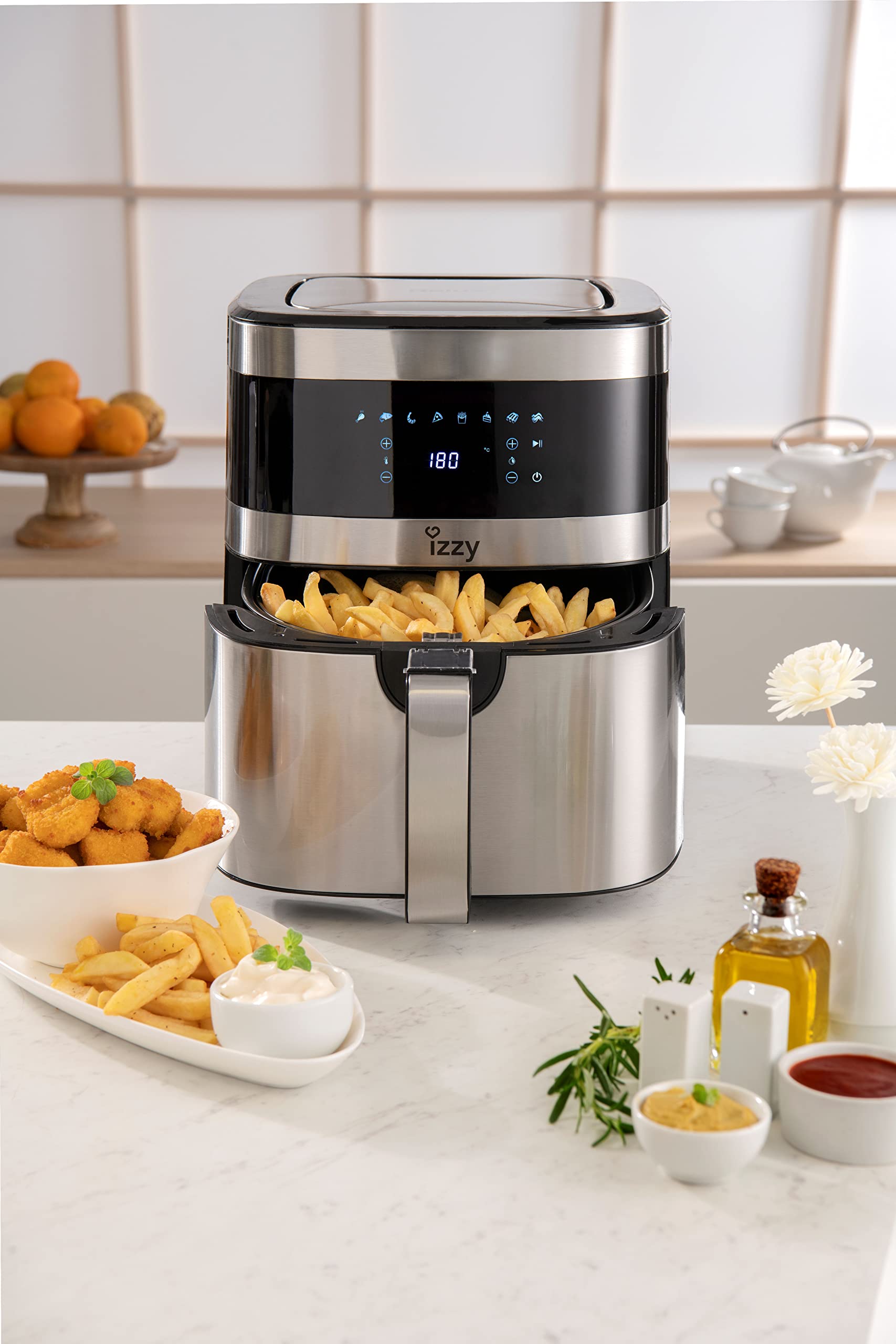 izzy IZ-8207 Digital Hot Air Fryer 7 Lt - Frying, Grilling 