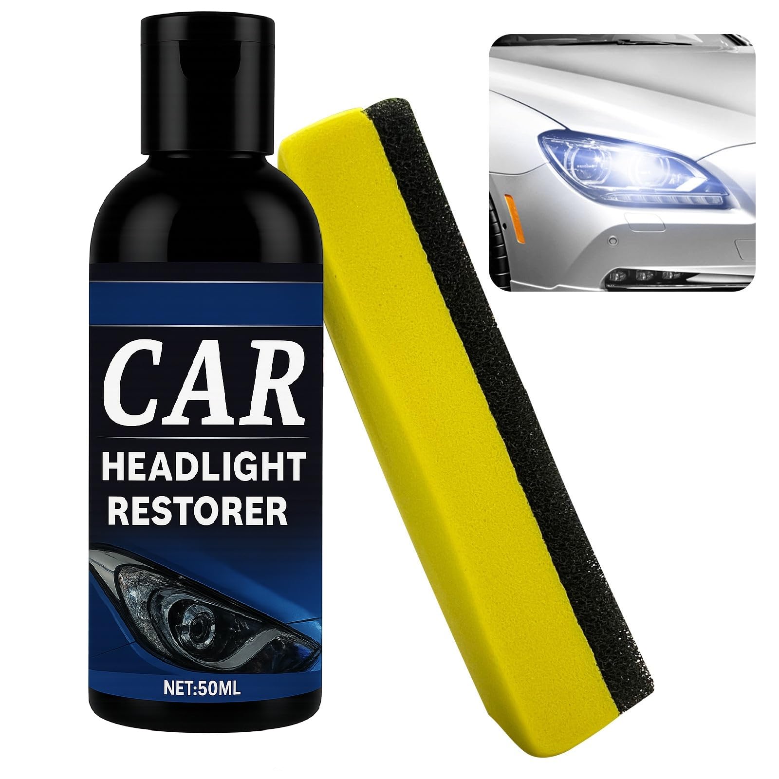 Prime Care Headlight Restorer 50ml | Easy Apply Formula | Clear, Bright & Like-New Finish-image-44