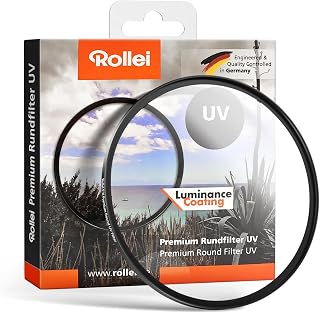 Rollei Premium Rundfilter UV-Filter 95 mm Schutzfilter Ultraviolett Filter Spezieller Beschichtung 99% Lichtdurchlässigkeit Schraubfilter für Kameraobjektive UV-Filter-Schutzfilter