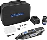 Dremel 8240-5 12V Cordless Rotary Tool Kit with Variable Speed and Comfort Grip - Includes 2AH Battery Pack, Charger, 5 Accessories, Wrench, and Tool Fabric Carry Bag
