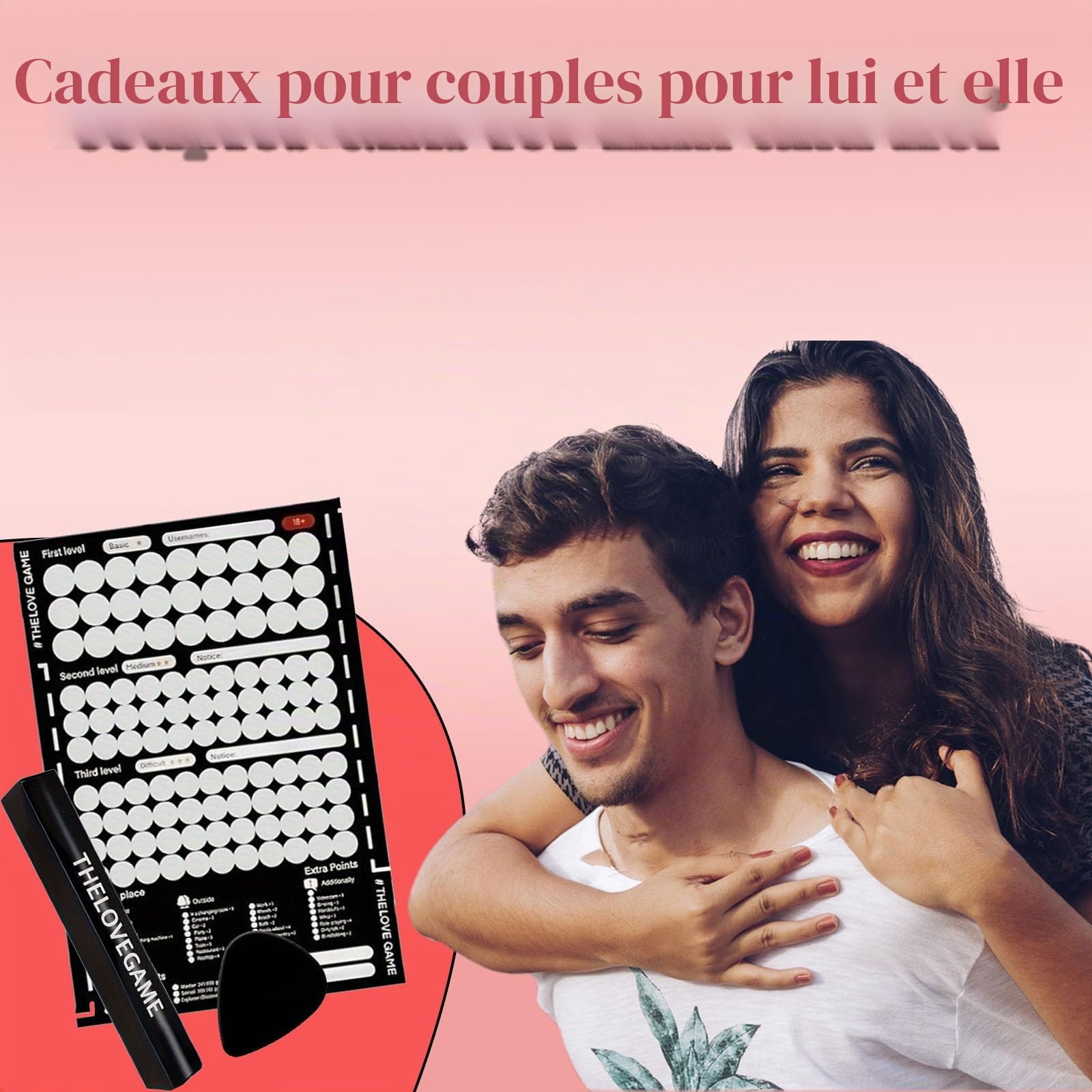KZXCVS Poster Love Game à gratter - 104 idées de nuit de rendez-vous - Poster créatif à gratter pour couple, petit ami ou petite amie