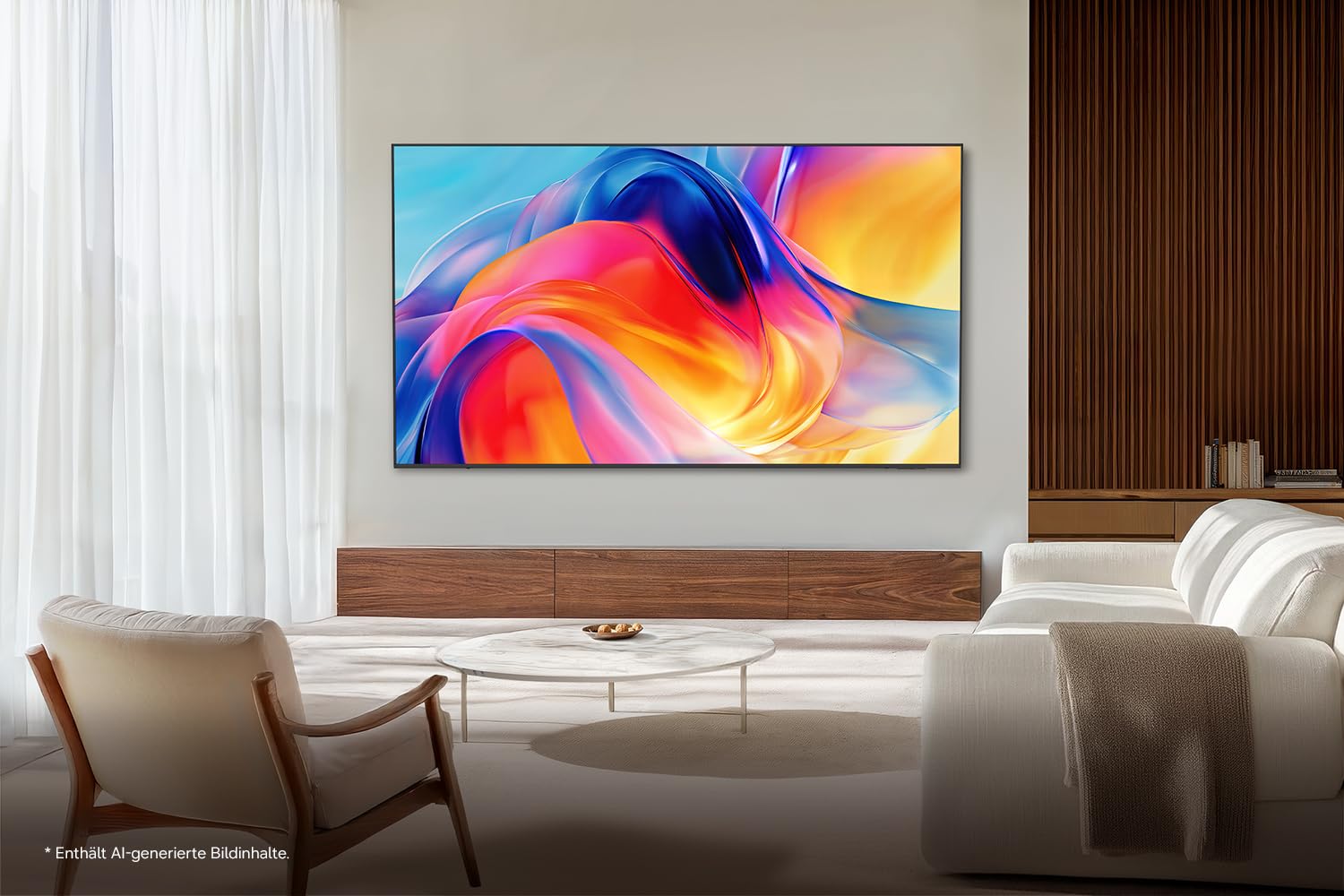 Samsung Mini LED M70H 4K 43 Zoll (108 cm), UHD Fernseher, Mini LED HDR für beeindruckende Details, Motion Xcelerator 144Hz, Dynamik Sound Pack, AI Companion für Fragen, kostenlos 900 Sender, Smart TV