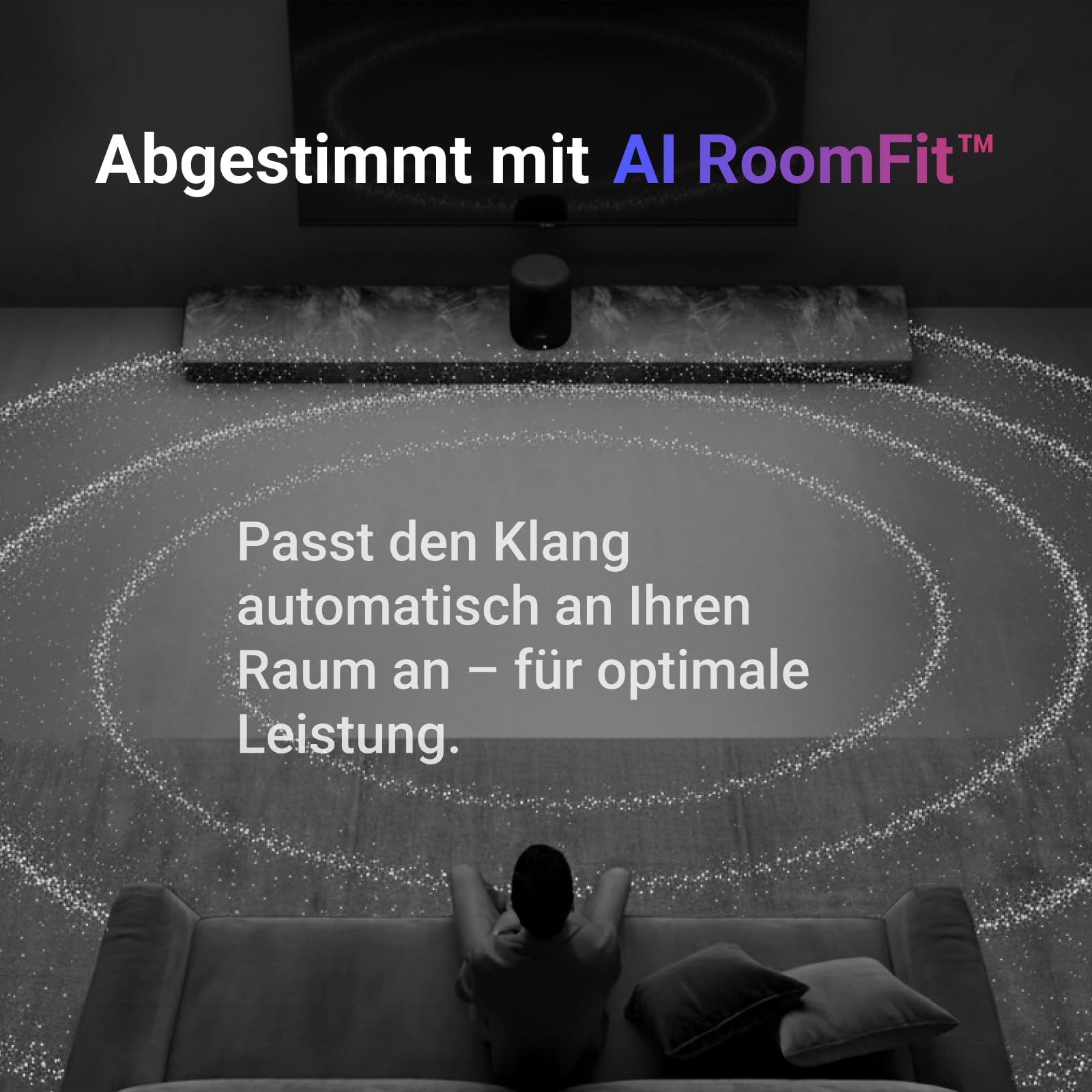 WiiM Sound Lite Smart Lautsprecher, Alexa integriert, WLAN 6E/Bluetooth 5.3 Speaker, Hi-Res 24-bit/192 kHz, AI RoomFit™ Raumkorrektur, 100W Peak, Multiroom und Stereokopplung für PC und TV, Weiß