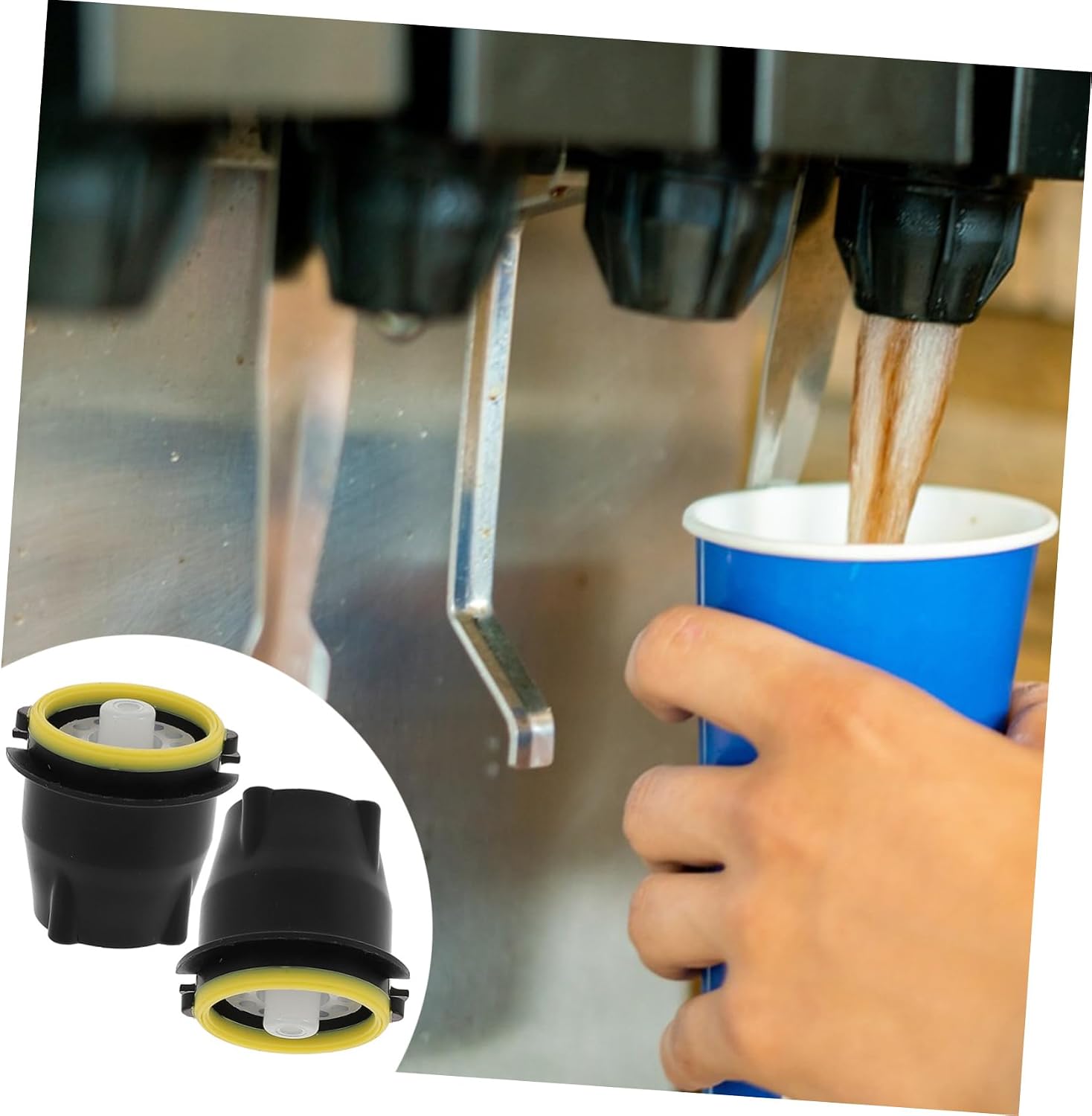 Compatible Silicone Valve Head Soda Machine Valve Replacement for Soda Maker