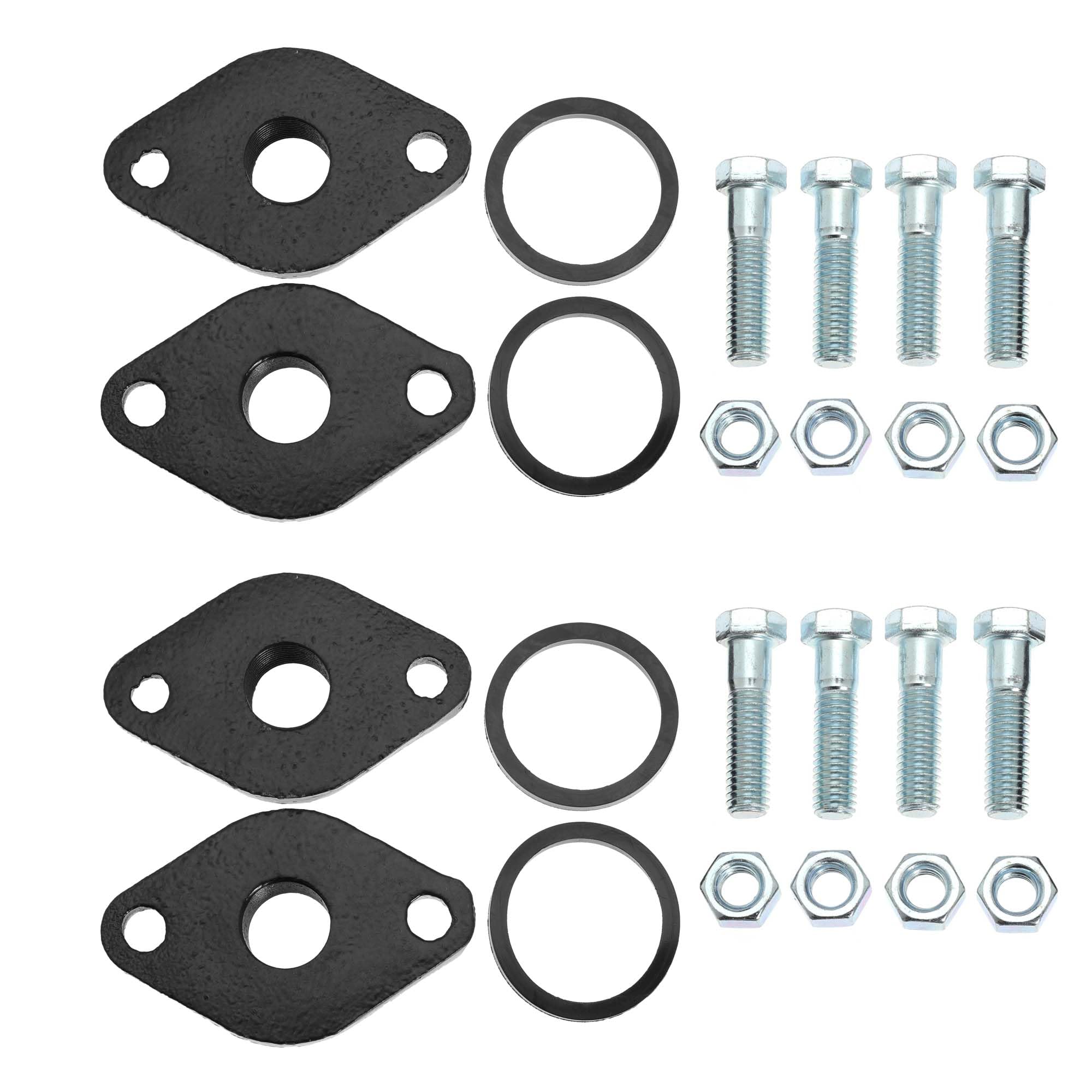 Cast Iron Flange Kit with Gasket for Grundfos 519601 UP Series Circulator Pump, 3/4" NPT (Pack of 4)