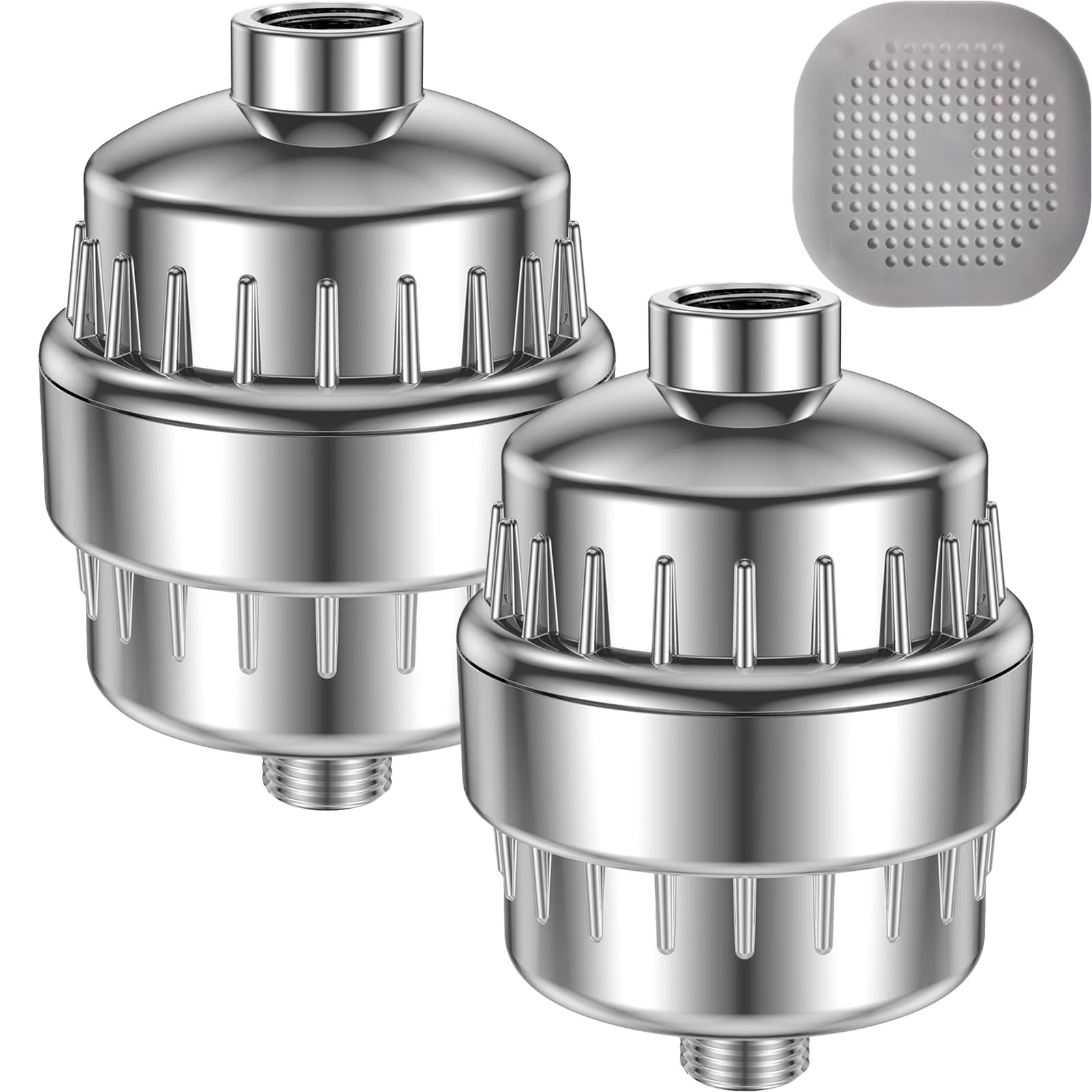 VeoryFly 36 Stage Upgraded Shower Filter with Vitamin C, High Output Showerhead Filter, Shower Hard Water Filter for Removing Chlorine, Heavy Metals and Other Sediments, 2 Sets