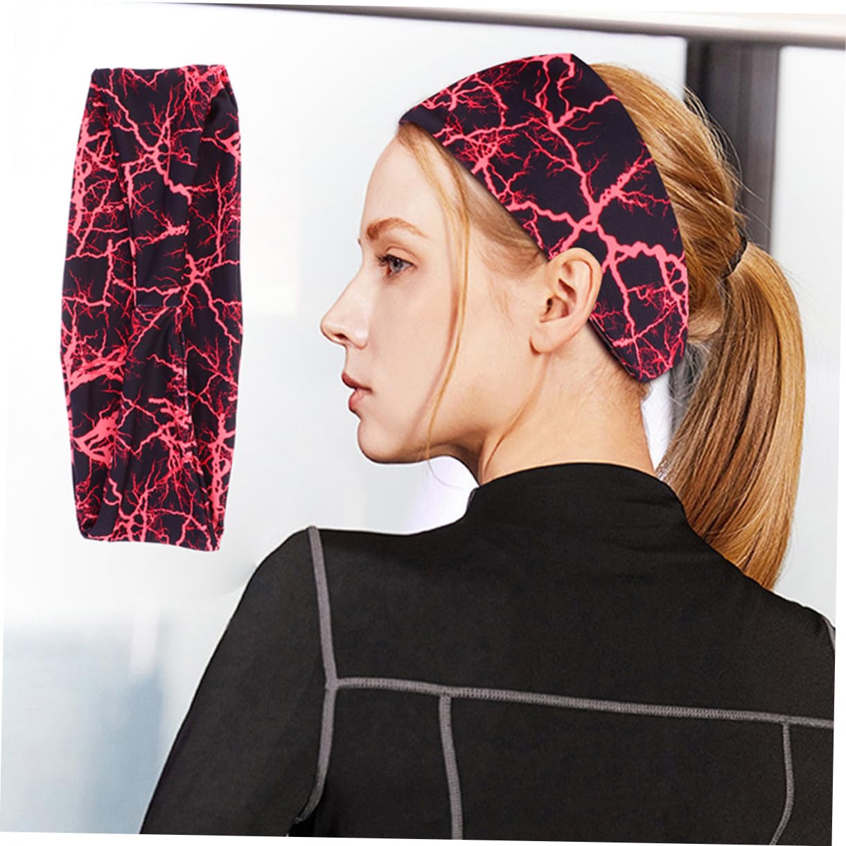 BESPORTBLE 6pezzi Fasce Per Sportive Elastiche e Traspiranti Accessori Per Allenamento Assorbono Sudore e Proteggono Durante Sport e Attività Fisica