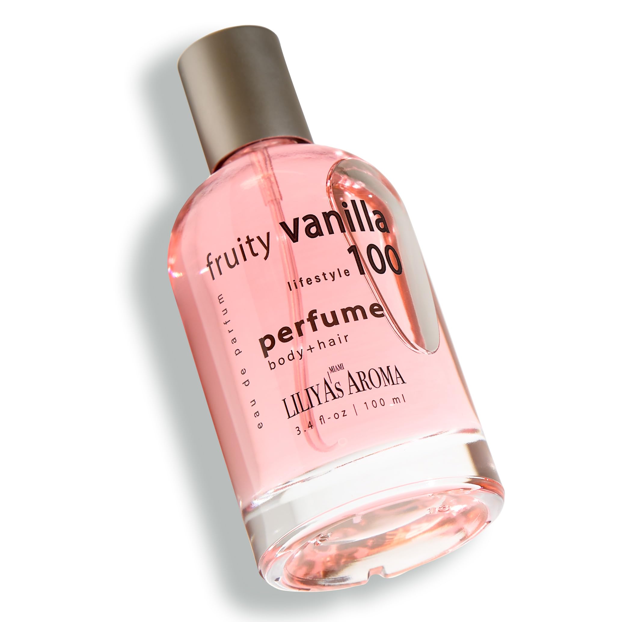 Liliya's Aroma "Fruity Vanilla 100" Eau de Parfum – Long-Lasting Fragrance with Notes of Fruit, Ylang-Ylang & Vanilla | Women's Perfume 3.4 Fl Oz