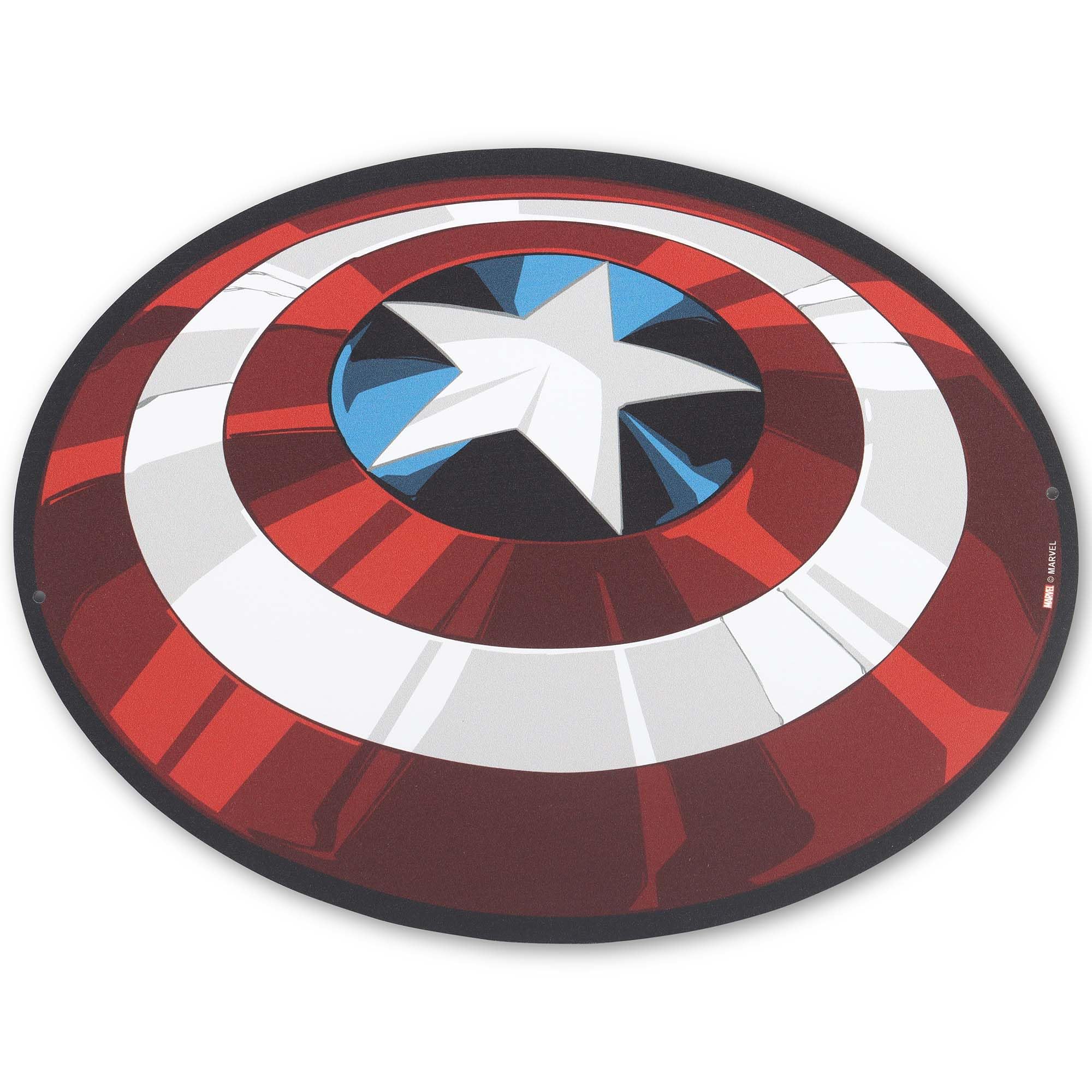 Calamita Metallica Marvel Con Scudo Di Capitan America – Dimensioni 6,3 Cm, Ufficiale