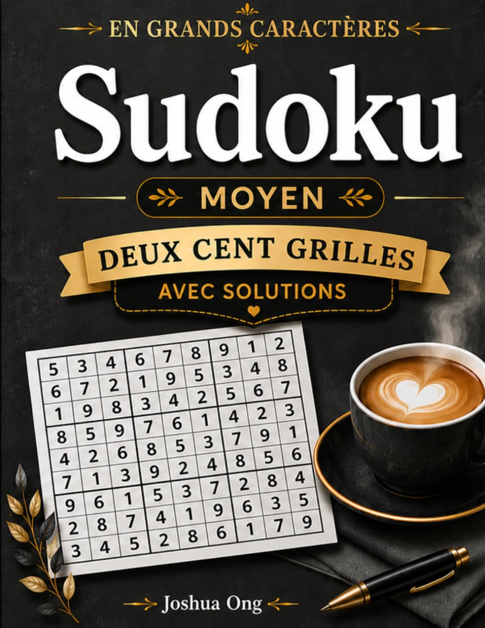 Livre de Puzzles Sudoku en Grands Caractères : Moyen: 200 Puzzles Sudoku Moyens en Grands Caractères pour Adultes et Seniors avec Solutions | Jeux ... Caractères : Facile, Moyen & Difficile)