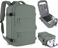 Mochila De Viagem Grande Impermeável, Com Porta Usb, Compartimento Para Sapatos, Bolsa Para Objetos úmidos, Mochila Para Notebook, Mochila Feminina