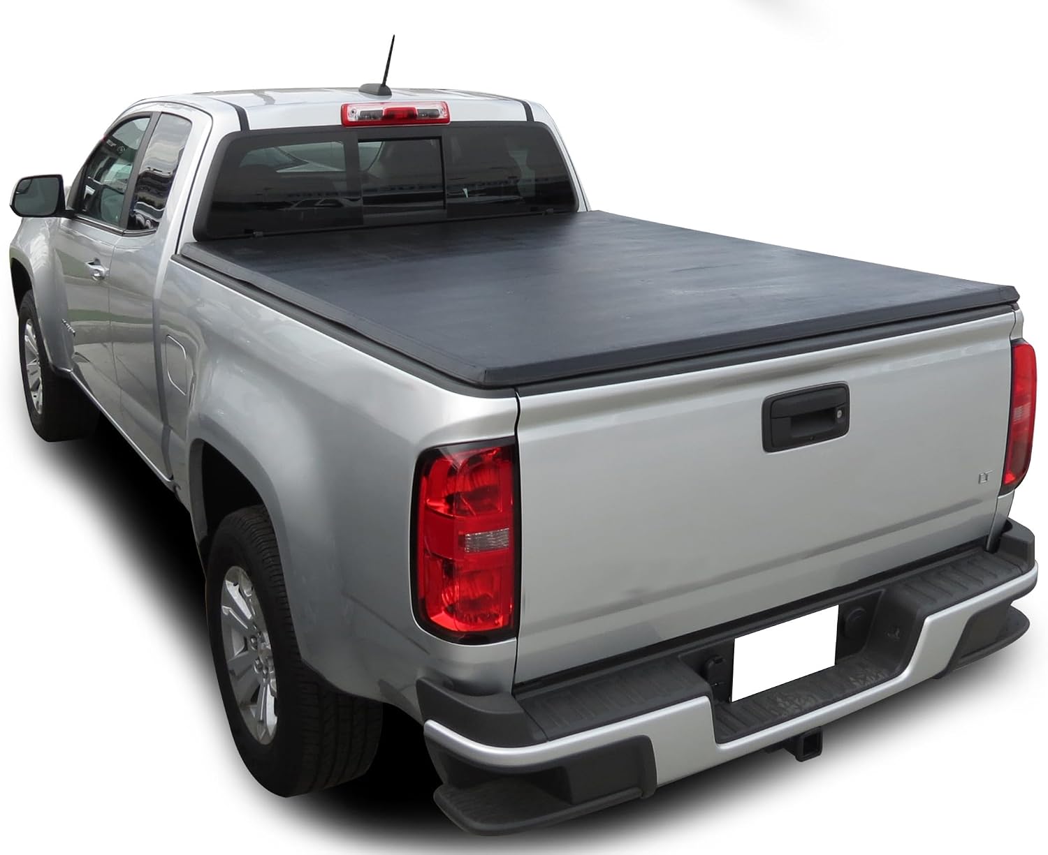 Black Horse Premier Soft TriFold Truck Bed Tonneau Cover Compatible with 2015-2024 GMC Canyon|2015-2024 Chevrolet Colorado 6.2ft Bed-PRS-GM32