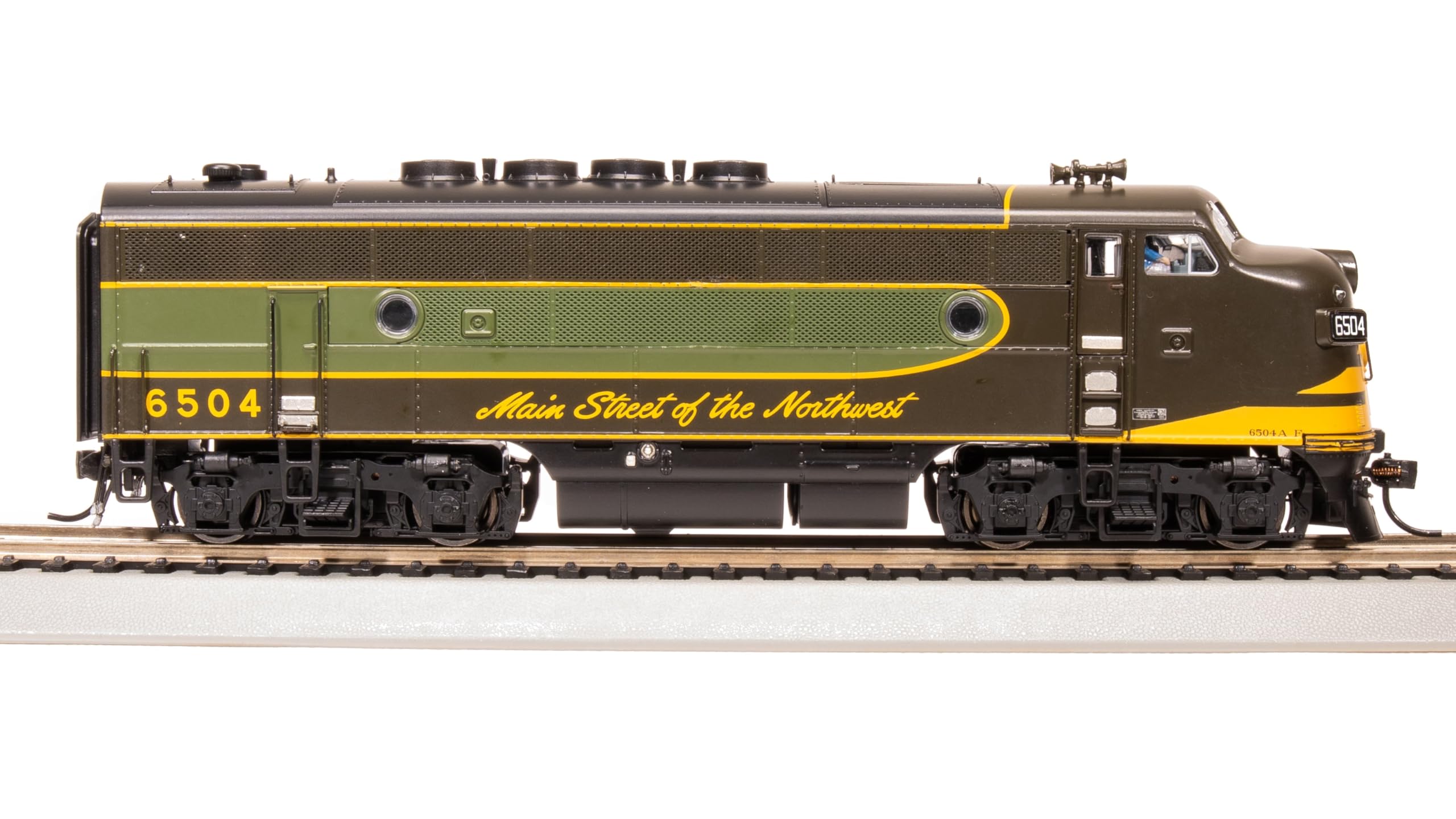 Broadway Limited 8174 EMD F3B, NP 6504C, Streamliner Scheme, Paragon4 Sound/DC/DCC, HO Scale