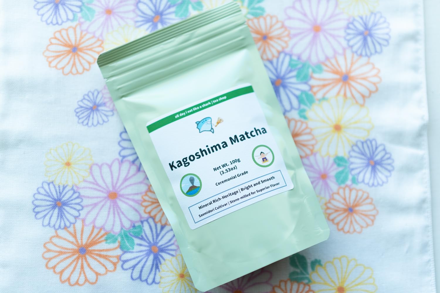 Saemidori Organic Ceremonial Matcha from Kagoshima Japan JAS Certified Authentic Japanese Origin 100 Pure Premium matcha powder 100 — view 2