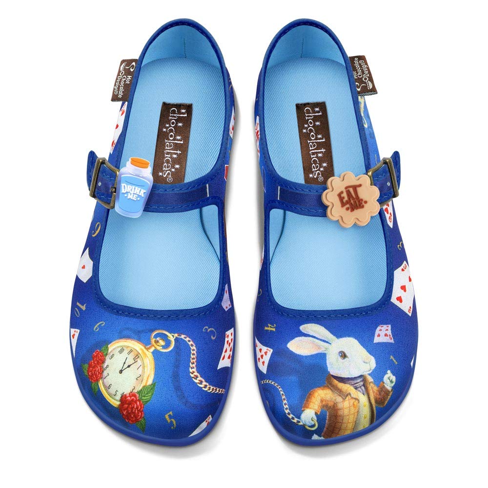 Hot Chocolate Design Chocolaticas Funky Canvas Women's Mary Jane Flat Shoes — view 63