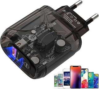 Bloco carregador USB 25 W | Estação carregamento USB para carregador laptop,Tomada rápida do carregador usb c, adaptador alimentação rápido do portátil do bloco da estação Puchen