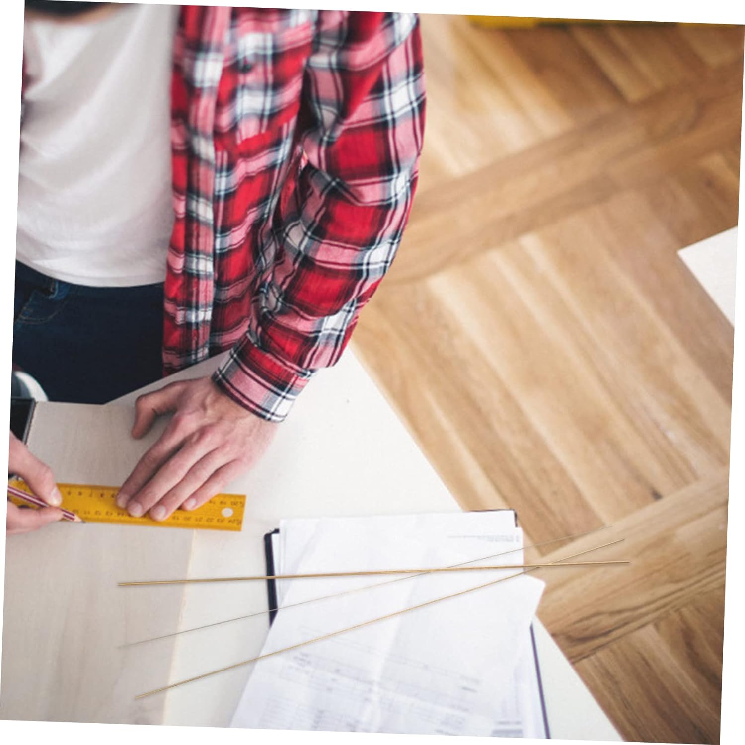 9pcs Solid Brass Rods Kit DIY Craft Making Rods Round Lathe Bar Brass Materials