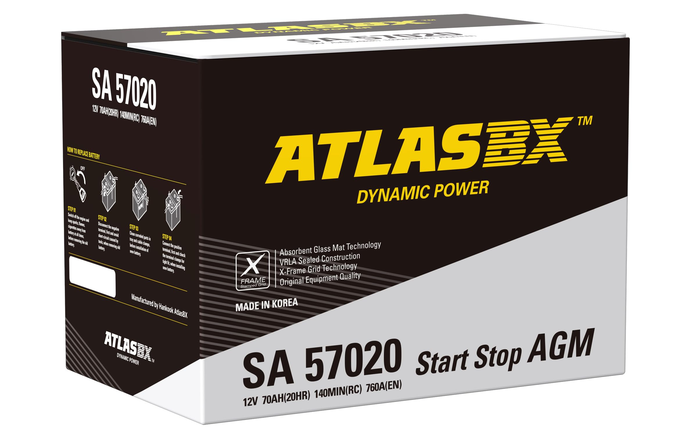 Amazon.co.jp: ATLASBX [ アトラス ] 輸入車バッテリー アイドリング