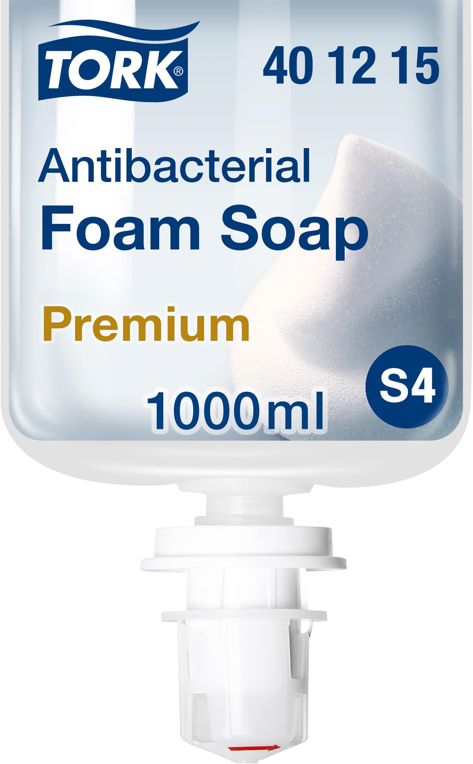 Antibacterial Foam Soap S4, Helps Kill Common Bacteria, 6 x 1L, 401215