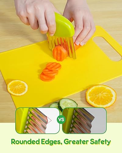 Miniatura 5 de Juego de Cuchillos de Cocina para Niños de Melican, 11 Piezas Herramientas de Cocina Montessori para Cocina Real de Niños Pequeños, Incluye