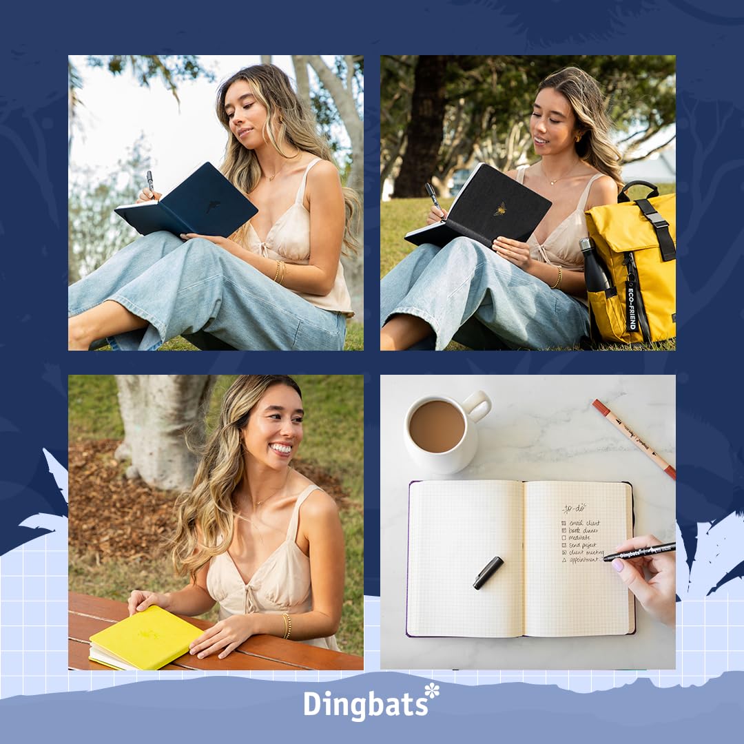 Dingbats Earth Dotted A5 Medium Notebook Sky Blue Great Barrier ...