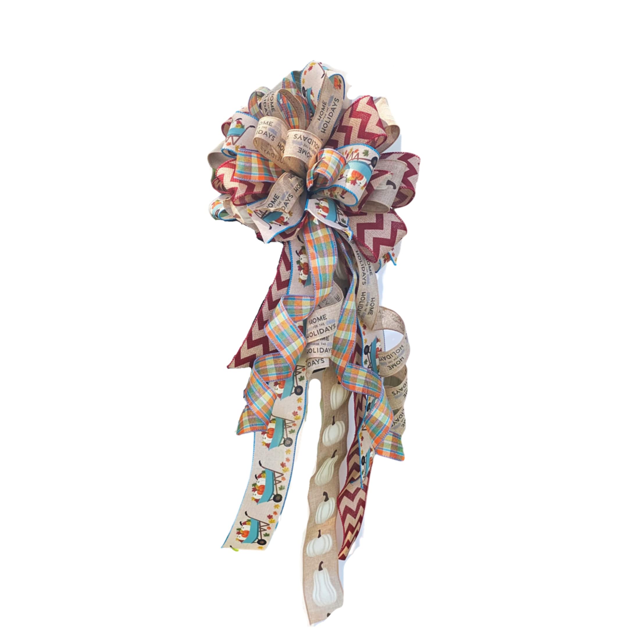 Fall Bow, Pumpkin Bow, Home for the Holidays Bow