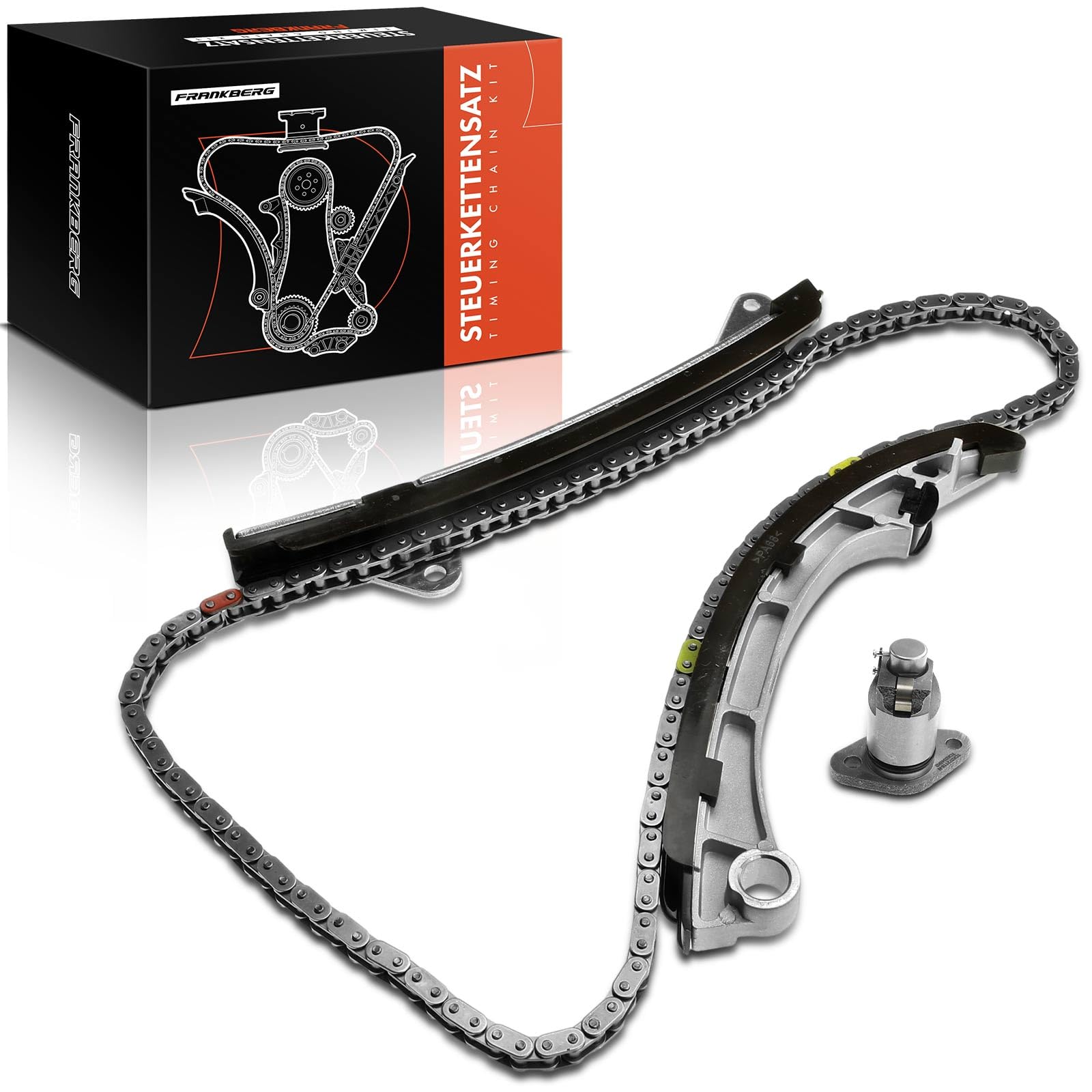 Frankberg Kit de cadena de distribución | Compatible con: A.v.e.n.s.i.s Station Wagon T22, A.v.e.n.s.i.s T25, C.o.r.o.l.l.a Compact E11, A.v.e.n.s.i.s T22