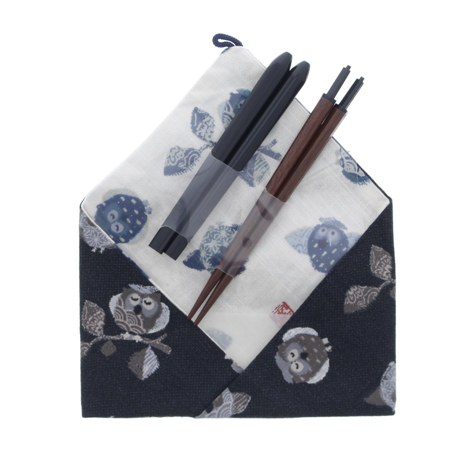 Amazon｜イシダ(Ishida) 日本製 箸袋セット マイ箸 ふくろう 携帯用