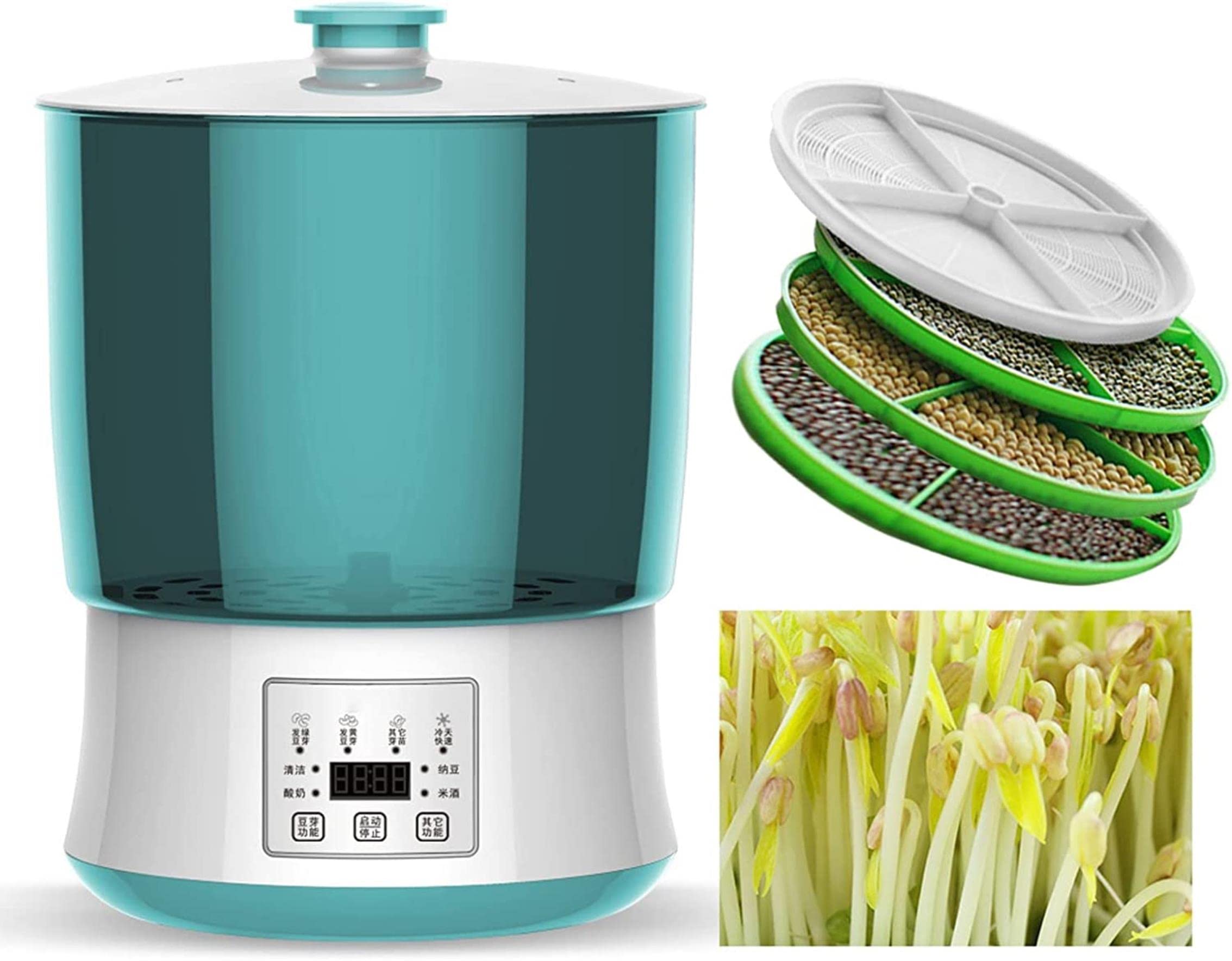 Bean Sprout Making Machine Bean Sprouts Machine 2 Layers Automatic ...