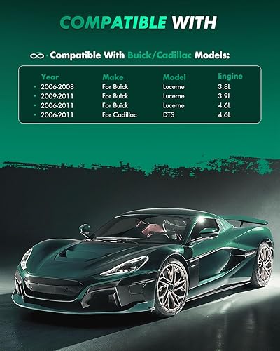 Miniatura 5 de SCITOO D1159 D1172 Ceramic Brake Pads Sets Front & Rear Replacement For Buick Lucerne 2006-2011,For Cadillac DTS 2006-2011