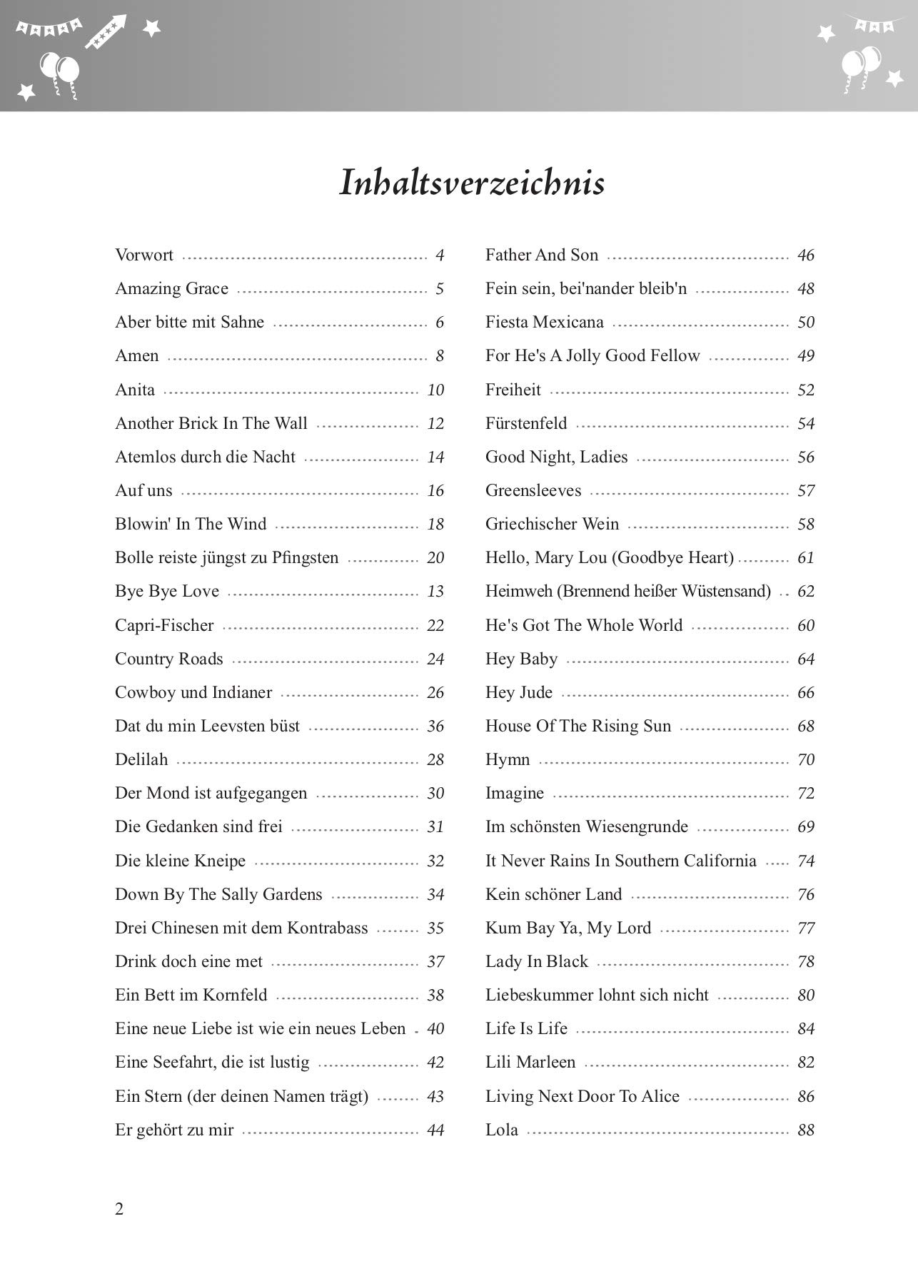 Das Fetenbuch für Alt und Jung - XXL: 100 Lieder und Hits zum Mitsingen, leicht arrangiert für Gesang und Gitarre - im großen Notenformat mit Spiralbindung. voice and guitar. Recueil de chansons.