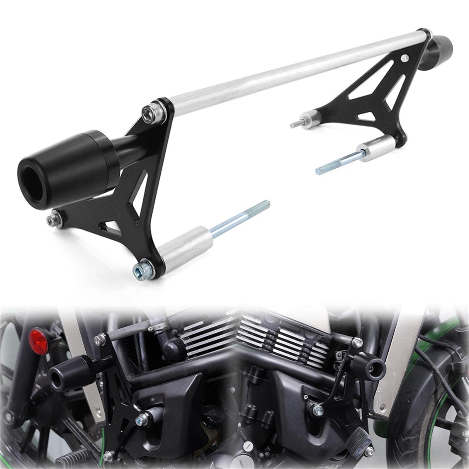 Protection Contre Les Chutes De Moto Adaptée À pour Kawasaki pour Vulcan S pour 650 2015-2023 2024 Cadre Curseur Carénage Garde Crash Protecteur