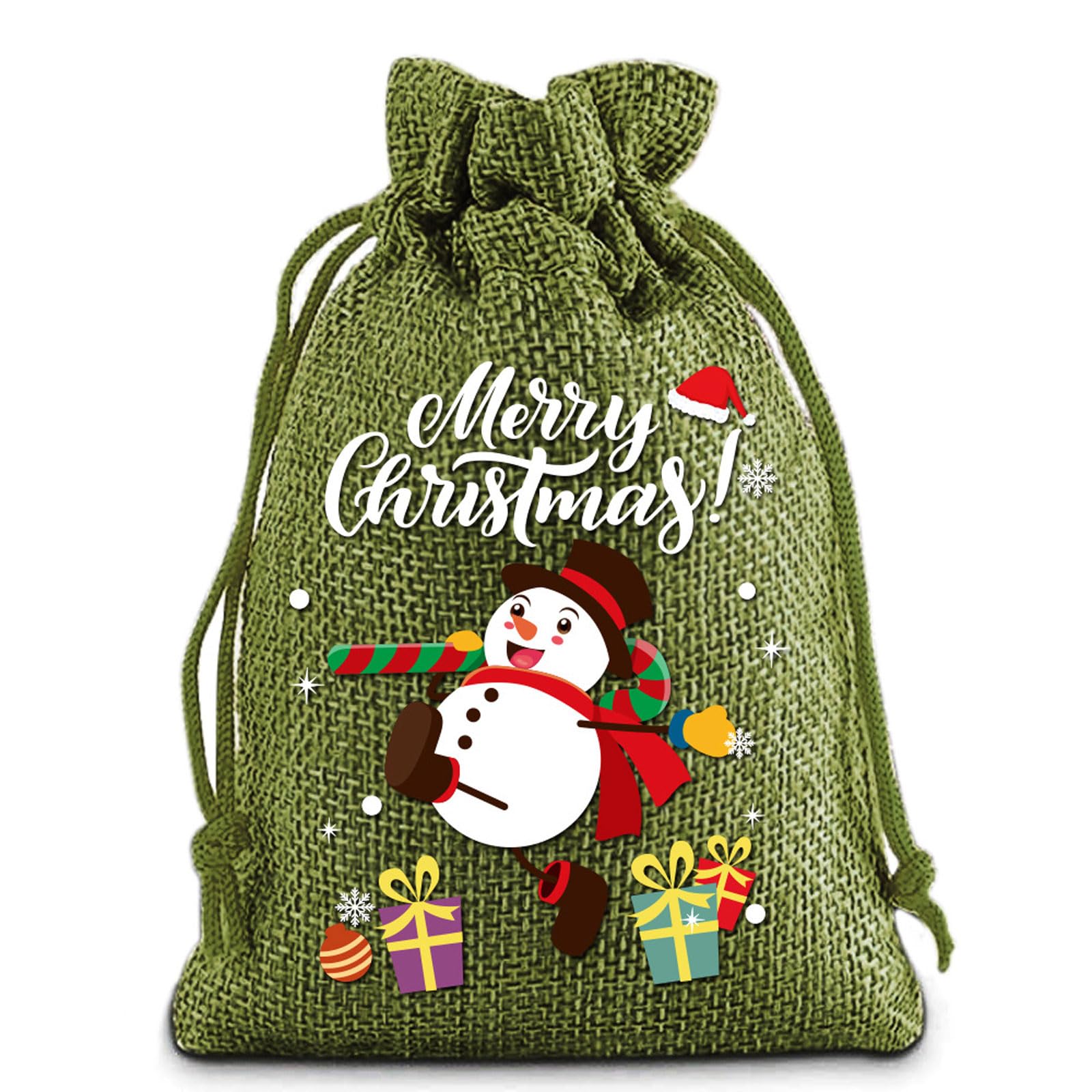 VDLLQYN, 12 bolsas dulces for regalos de fiesta navideña, perfectas for Navidad, dulces y muchos más ，Bolsas de caramelos(12 Pieces (3 Color Grid*4),10 * 15cm)