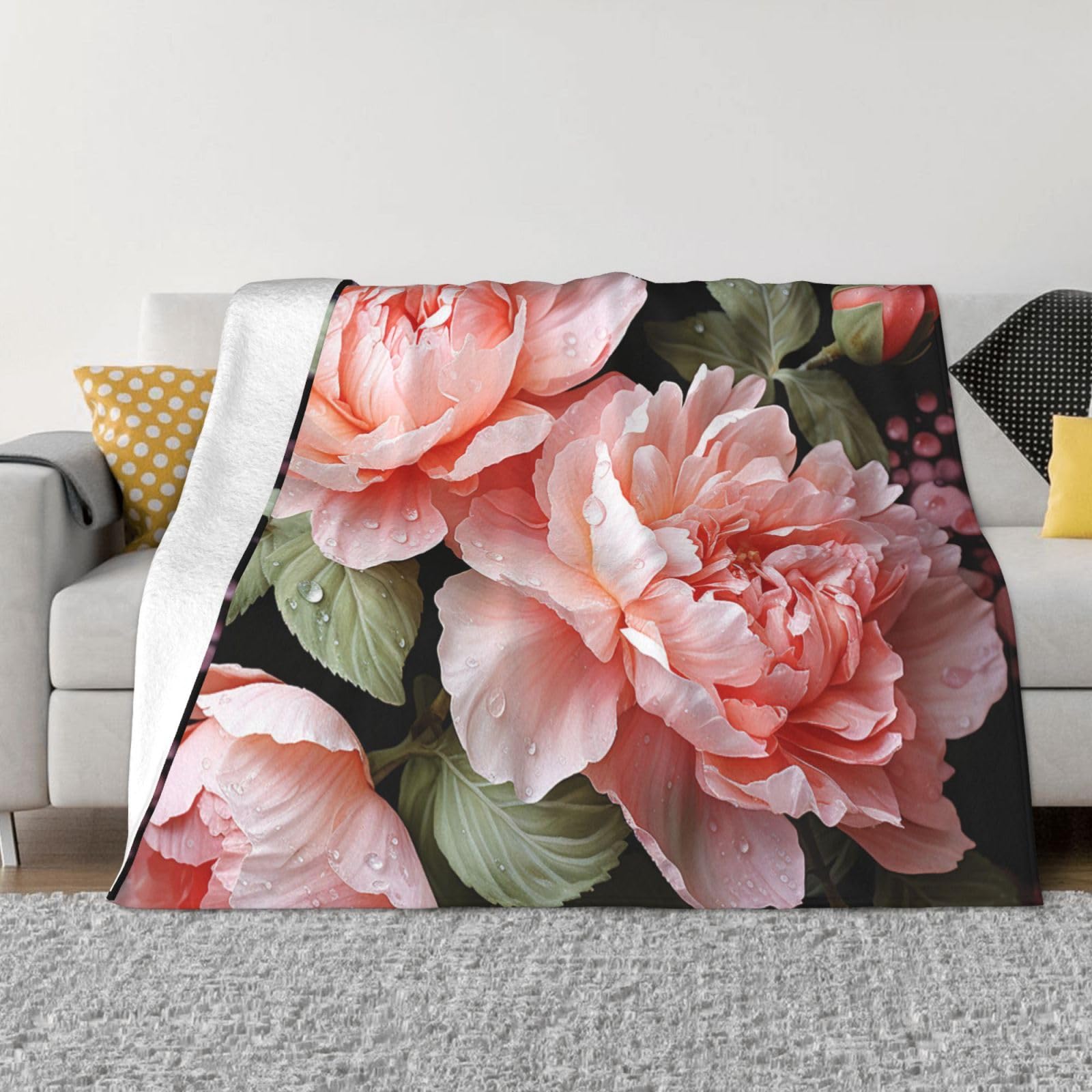 Couverture polaire chaude pour lit grand modèle jeté de canapé en peluche