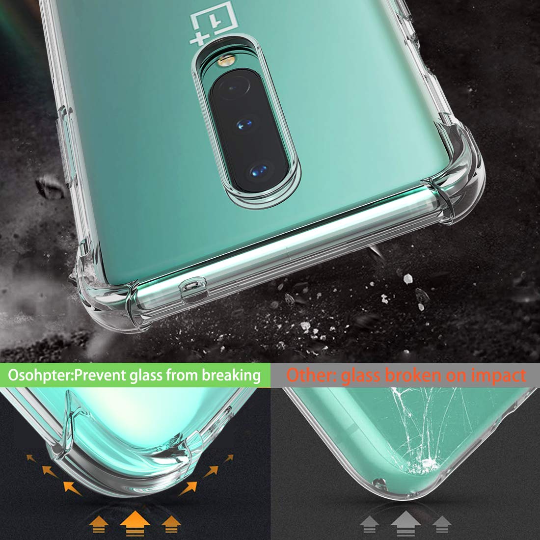 Amazon.com: Osophter for Oneplus 8 Case [Not Compatible with
