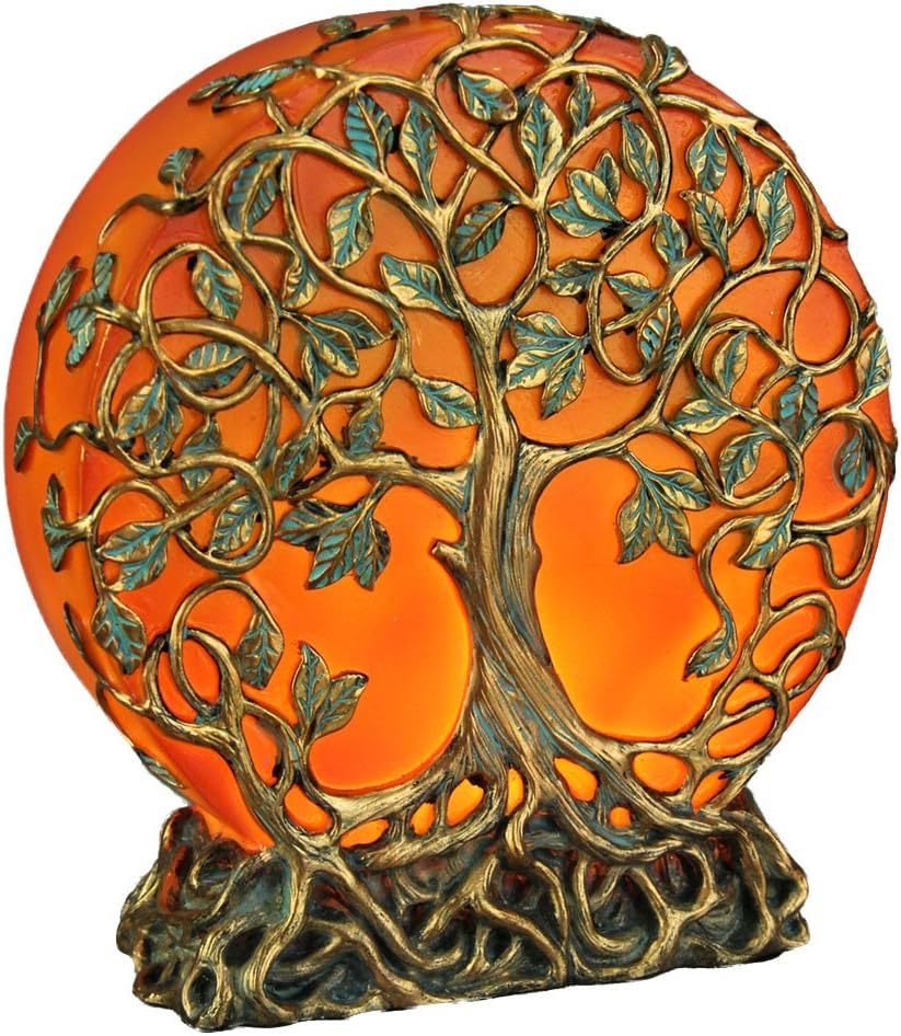 DeLeon Collections Tree of Life Night Light Figurine 6 X 2.75 X 6.25