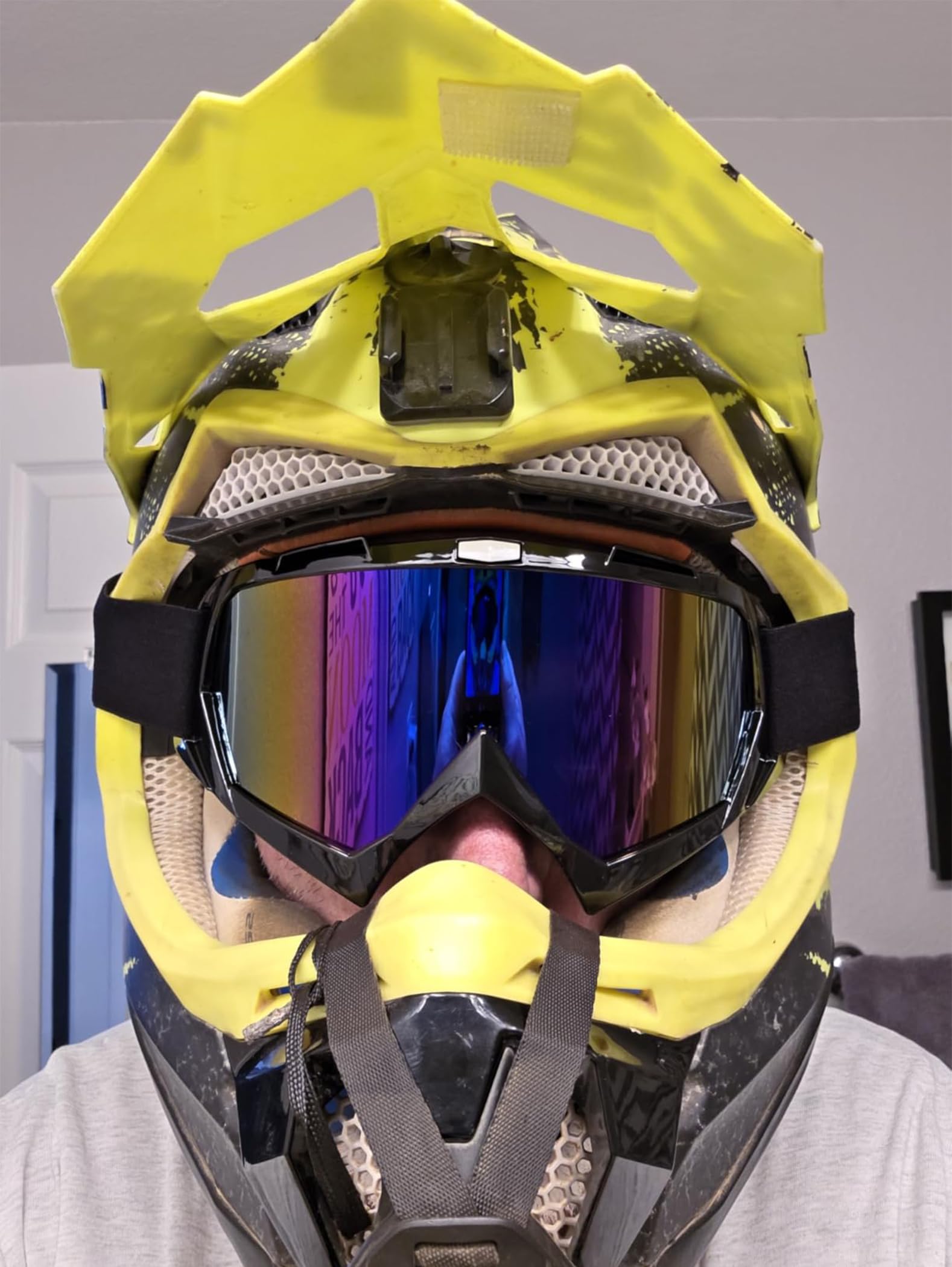 2 szt. gogle motocyklowe Dirt Bike ATV Motocross jazda pyłoszczelne wiatroszczelne wyścigi terenowe MX gogle dla dorosłych mężczyzn kobiet młodzieży