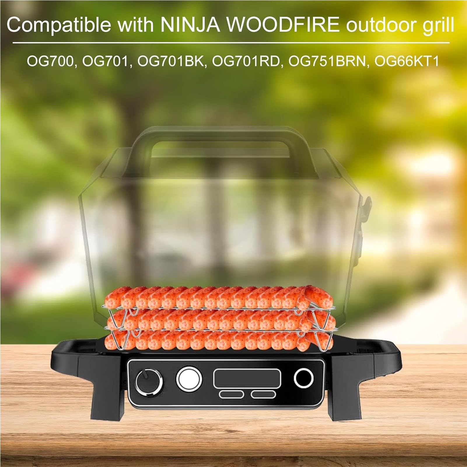Sac De Transport Pour Barbecue D'Extérieur Ninja Woodfire, Sac Résistant À L'Eau Pour Fumoir