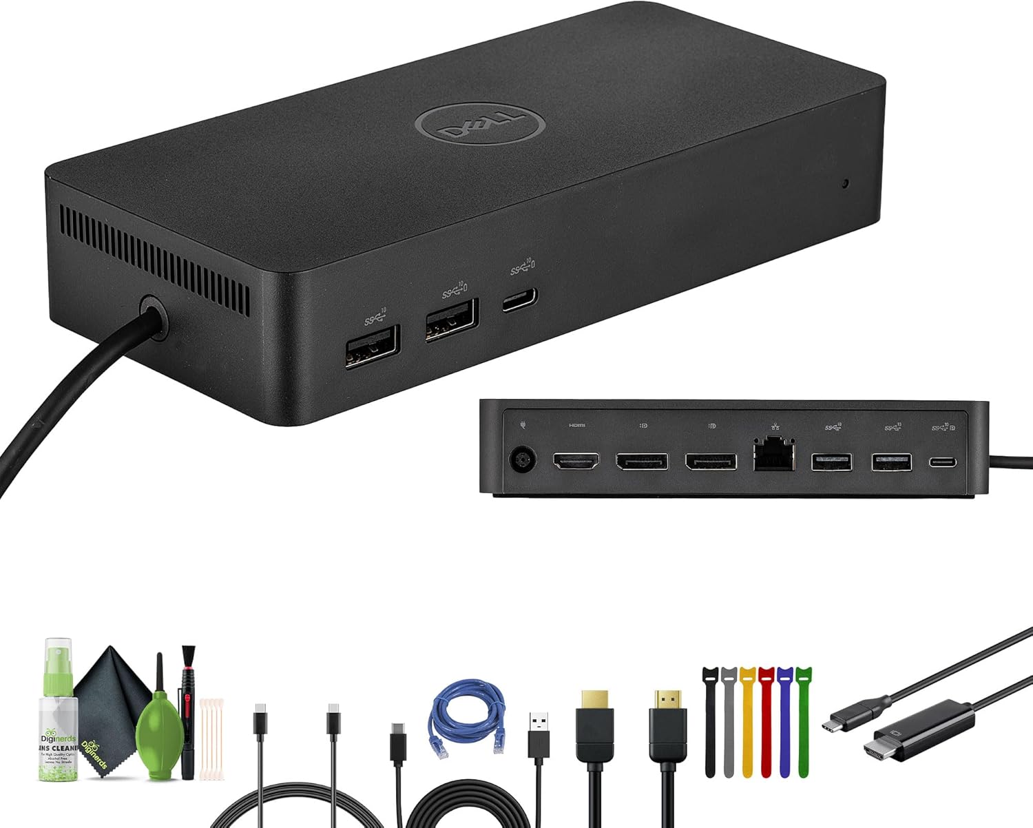 Dell Universal Dock UD22, Docking Station USB-C con 96W, Soporte 4K