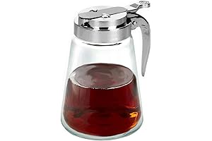 No-Drip Glass Maple Syrup Dispenser