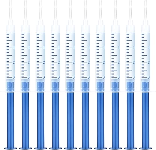 Paquete de 10 repuestos de gel blanqueador de dientes, kit de recarga de blanqueamiento de dientes de gel, blanqueador de dientes, gel blanqueador,