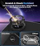 imluckies Camera Lens Protector Compatible with iPhone 17 Air 6.5", AR+AF Tempered Glass & 9H Aluminum Alloy Lens Cover, HD Clarity Camera Protection, Anti-Scratch & Case Friendly, Black