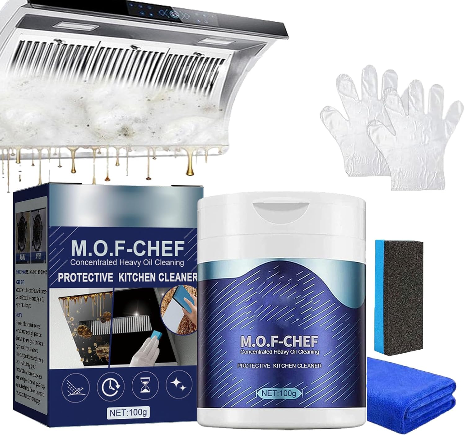 GDSAFS Mof Chef Cleaner Powder, Mof Chef Cleaning Powder