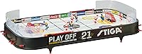 Vista 1 de STIGA Table-Top Rod Hockey Game Play Off 21 – Classic Ice Hockey Action with Enhanced Features, Easy Assembly, Includes 2 Pucks – Fun for All Ages