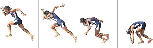 byrdband Paquete de engranajes de velocidad de pista y campo bandas de resistencia de entrenamiento de velocidad y agilidad para una frecuencia