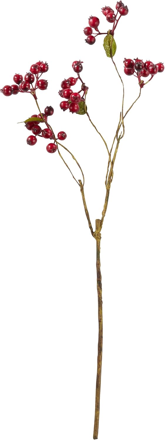 SARO LIFESTYLE 29" Artificial Olive Branches (Set of 4) – Realistic Faux Greenery Stems for Vase Arrangements